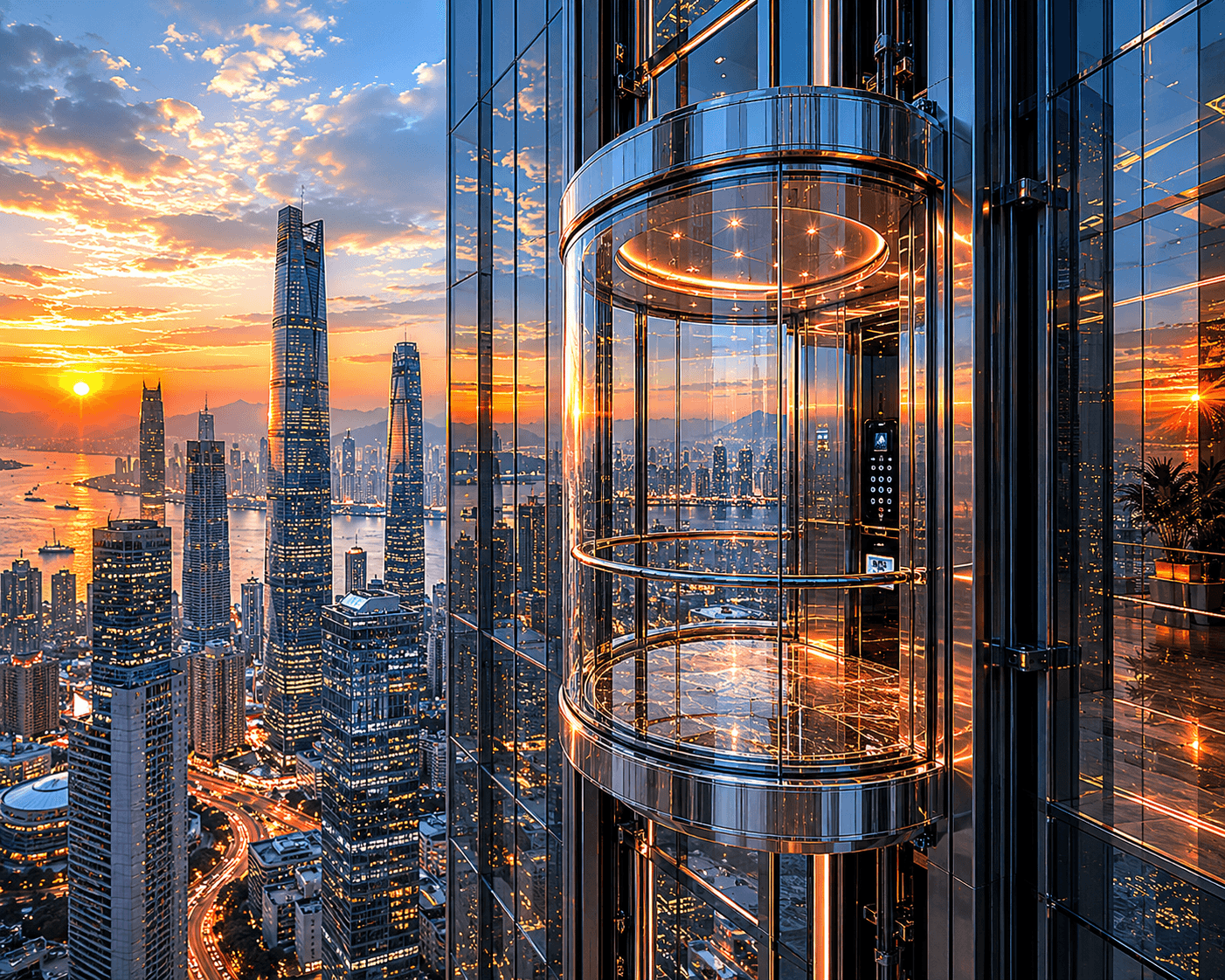 Image of a elevator of the elevatex company